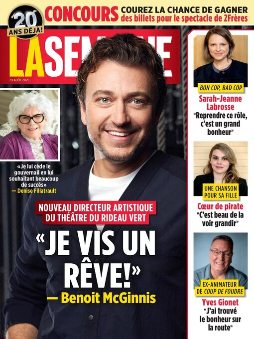 Détails du titre pour La Semaine par TVA Publications Inc. - Disponible